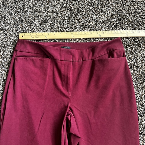 Ann Taylor Red Straight Leg Pants - Picture 3 of 7